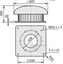 Rosenberg DHW 500-4 E - описание, технические характеристики, графики